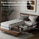 Matelas Orthopédique 140x190cm, Hauteur 25 cm, Matelas à Ressorts ensachés 7 Zones