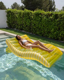 Matelas Gonflable de Piscine Extra-Large 2 Places, Porte-Boisson Intégré