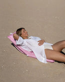 Dossier de Plage Pliable Ajustable — 5 Positions, Sangles Sac à Dos & Bandoulière, Housse Waterproof
