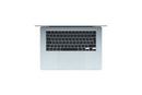 MacBook APPLE MACBOOK AIR 15″ 256 GO SSD 16 GO RAM PUCE M4 CPU 10 CŒURS GPU 10 CŒURS BLEU CIEL