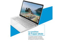 PC portable Hp 17-cp2007nf 17,3″ AMD Ryzen™ 5 16 Go RAM 512 Go SSD Argent Naturel