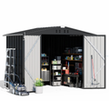 Abri de rangement extérieur acier