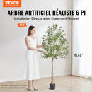 Olivier Artificiel 179 cm avec Pot 170x145 mm