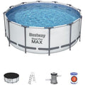Kit Piscine hors sol tubulaire BESTWAY Steel Pro Max - 366 x 122 cm