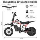 Moto électrique enfant RCB R9X PRO — 350W 25 km/h